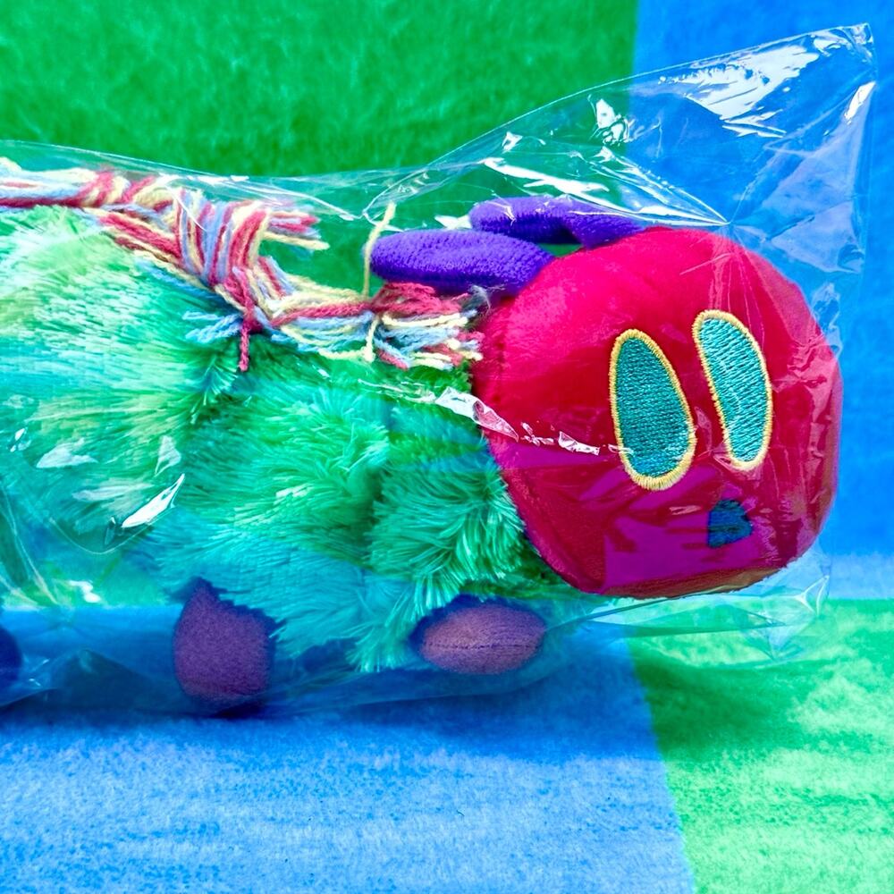 Caterpillar Plush SEALED From The Very Hunger Caterpillar Book By Eric Carle